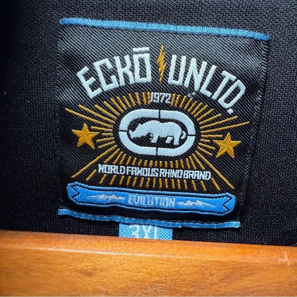 Vintage Y2K Ecko Unlimited Skull Track Jacket 3XL Streetwear